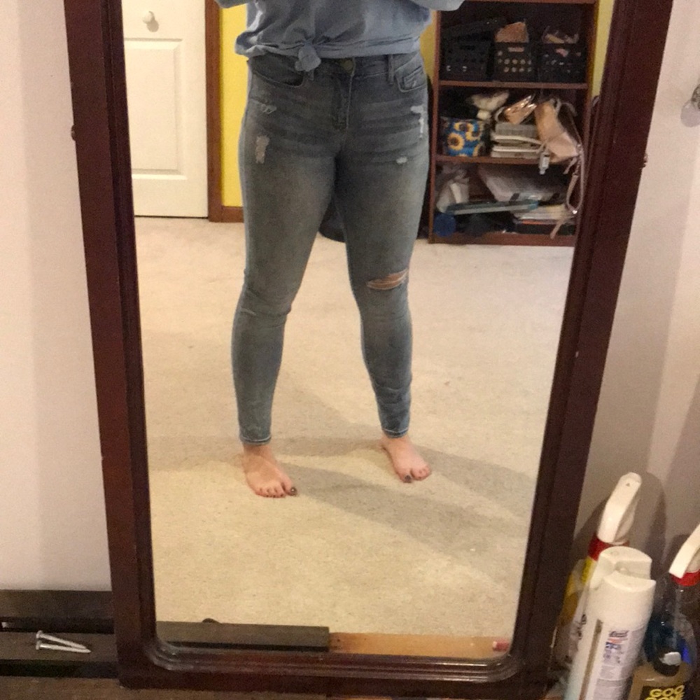 light wash jeans